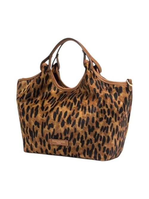 medium dua women's bag in spotted print Gianni Chiarini | BS11109-CAV-PL14351